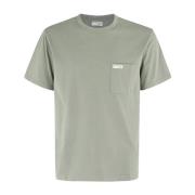 Korte Mouw T-shirt Fay , Gray , Heren