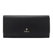 Camelia Continental Portemonnee met Kaartsleuven Furla , Black , Dames