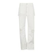 Denim Booty Jeans Darkpark , White , Dames