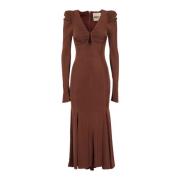 Midi Dredd Jurk Aniye By , Brown , Dames