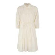 Shirt Dresses Woolrich , White , Dames