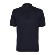 Klassieke Polo Shirt Roberto Collina , Blue , Heren