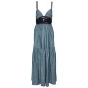 Pre-owned Cotton dresses Missoni Pre-owned , Blue , Dames