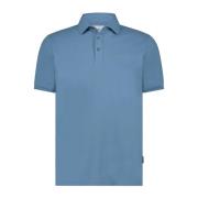 Blauwe Polo Korte Mouw State of Art , Blue , Heren