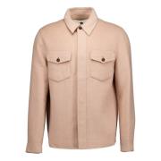 Kameel Overshirt voor Mannen Alter Ego , Brown , Heren