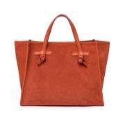 Marcella Miss 32 Suède Tote Gianni Chiarini , Brown , Dames