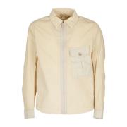 Stijlvolle Nylon Jas Ten C , Beige , Heren