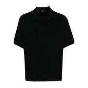 Zwart Open Stitch Polo Shirt Represent , Black , Heren