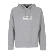 Zachte Hoodie Cappuccio Archief Fay , Gray , Heren