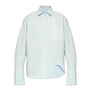 Shirt met logo The Attico , Blue , Dames