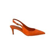 Hoge Hak Pumps Decollete Schoenen Ncub , Orange , Dames