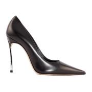 Zwarte Blade Tiffany Pumps Hak Casadei , Black , Dames