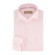 Slim Fit Roze Business Overhemd John Miller , Pink , Heren