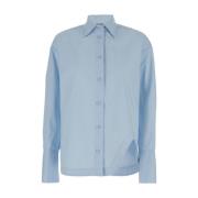 Blauwe Elisa Shirt The Attico , Blue , Dames