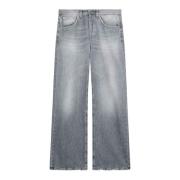 Wide Leg Jeans in Grijs Dondup , Gray , Dames