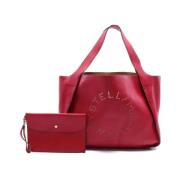 Pre-owned Leather handbags Stella McCartney Pre-owned , Red , Dames