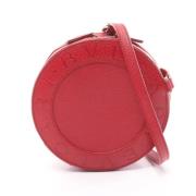 Pre-owned Leather shoulder-bags Bvlgari Vintage , Red , Dames