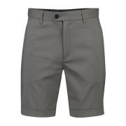 Grijze Shorts Slim Fit Katoenmix Airforce , Gray , Heren