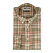 Groen Casual Shirt met Ruit Ontwerp Barbour , Multicolor , Heren