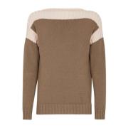 Beige Katoenen Pullover Sweater Fendi , Multicolor , Heren