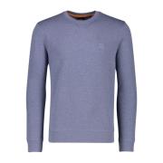 Blauwe Ronde Hals Trui Hugo Boss , Blue , Heren