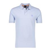 Lichtblauwe polo met korte mouwen Hugo Boss , Blue , Heren