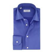 Blauw Business Overhemd Eton , Blue , Heren