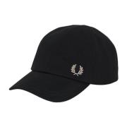 Klassieke Piqué Katoenen Pet Zwart Fred Perry , Black , Dames