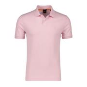 Roze Polo Shirt met korte mouwen Hugo Boss , Pink , Heren
