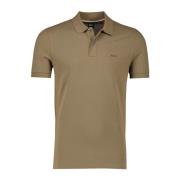 Bruine poloshirt korte mouw Hugo Boss , Brown , Heren