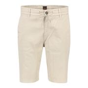 Beige Chino Shorts Hugo Boss , Beige , Heren