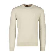 Beige Ronde Hals Trui Hugo Boss , Beige , Heren