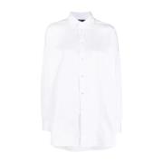 Witte Knoop Voorkant Shirt Casual Stijl Polo Ralph Lauren , White , Da...