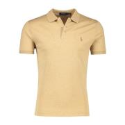 Custom Slim Fit Polo Shirt Camel Ralph Lauren , Brown , Heren