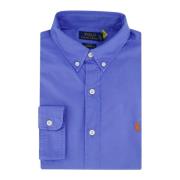 Blauw casual slim fit overhemd Ralph Lauren , Blue , Heren