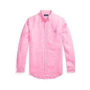 Klassiek Herenoverhemd Ralph Lauren , Pink , Heren