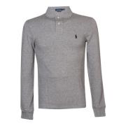 Grijs Heather Gebreid Ralph Lauren , Gray , Heren