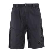 Stretch Shorts voor Heren C.p. Company , Blue , Heren