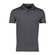 Slim Fit Zwart Poloshirt Tommy Hilfiger , Black , Heren