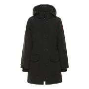 Zwarte Trillium Parka voor Vrouwen Canada Goose , Black , Dames