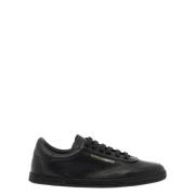 Zwarte Sneakers Lage Top Ronde Neus Dolce & Gabbana , Black , Heren