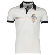 Wit poloshirt korte mouw Aeronautica Militare , White , Heren