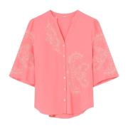 Carmen Shirt  Lily Blouse Gustav , Pink , Dames