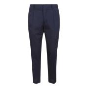 Donkerblauwe Chino Broek met Zakken Hindustrie , Blue , Heren