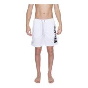 Gedrukte zwemshorts met zakken Blauer , White , Heren