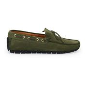 Groene Mocassins voor de Zomer Sangiorgio , Green , Heren