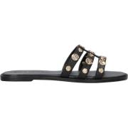 Studded LED Slippers Lina Locchi , Black , Dames