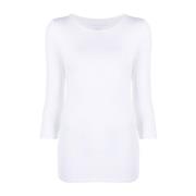 Witte Sweater Collectie Majestic Filatures , White , Dames