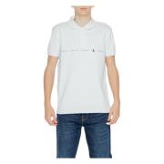 Witte Polo Shirt Mannen Lente/Zomer Calvin Klein Jeans , White , Heren