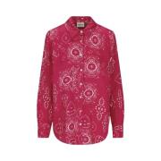 Bandana Shirt voor Stijlvolle Outfits Luis Trenker , Red , Dames